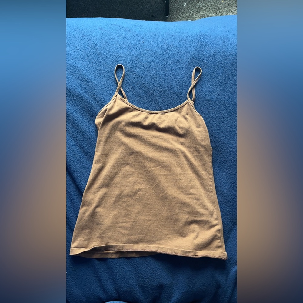 Brown tank top